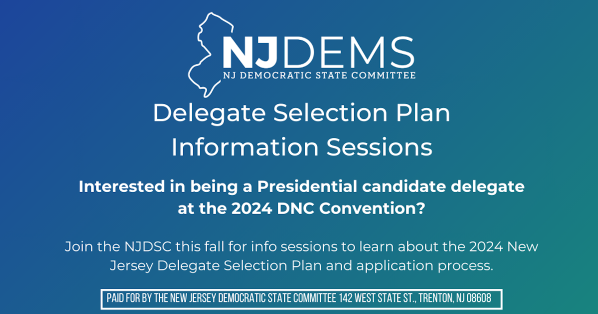 2024 Delegate Selection Plan Info Session December · New Jersey Democratic State Committee 7933